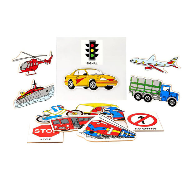 Magnetic Vehicles And Traffic Signs