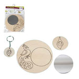 DIY Wooden Keychain Craft Kit 2+ kids